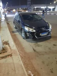 بيجو 308 2008 أسود مستعملة للبيع