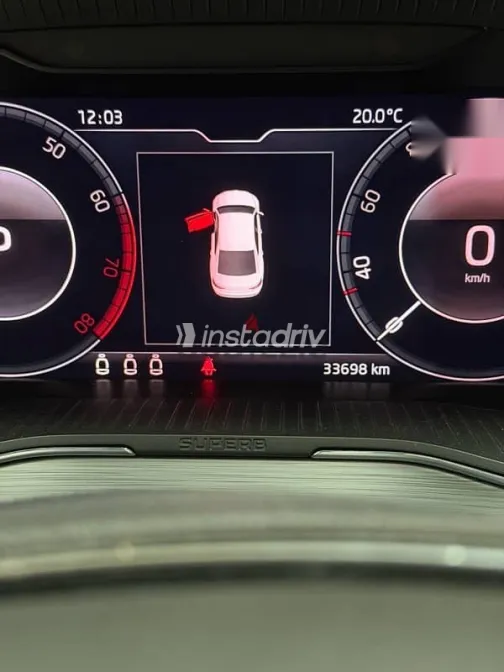 سكودا سوبيرب 2021 أسود مستعملة للبيع - 5