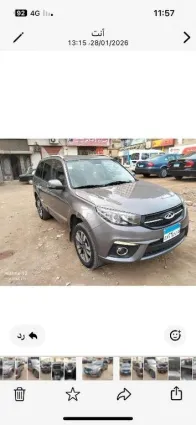 شيرى تيجو 3 2021 أبيض مستعملة للبيع