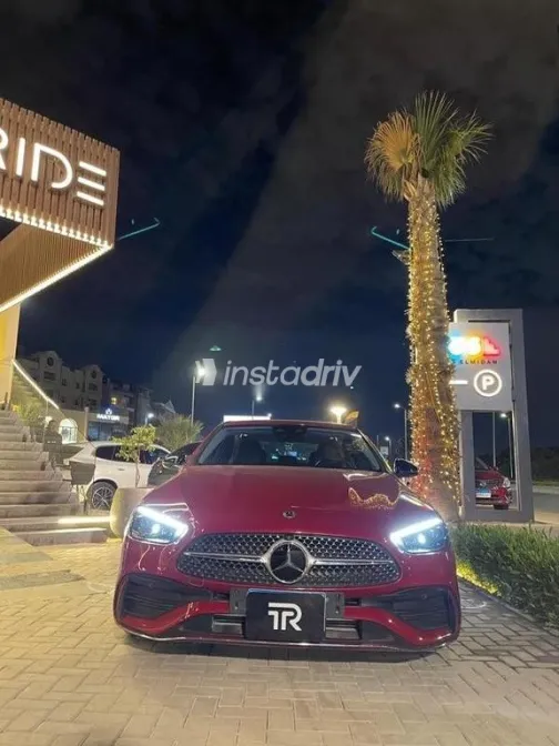 مرسيدس C 180 2024 أحمر مستعملة للبيع - 3