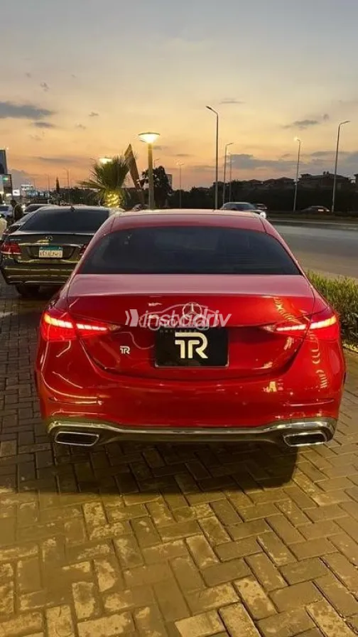 مرسيدس C 180 2024 أحمر مستعملة للبيع - 5