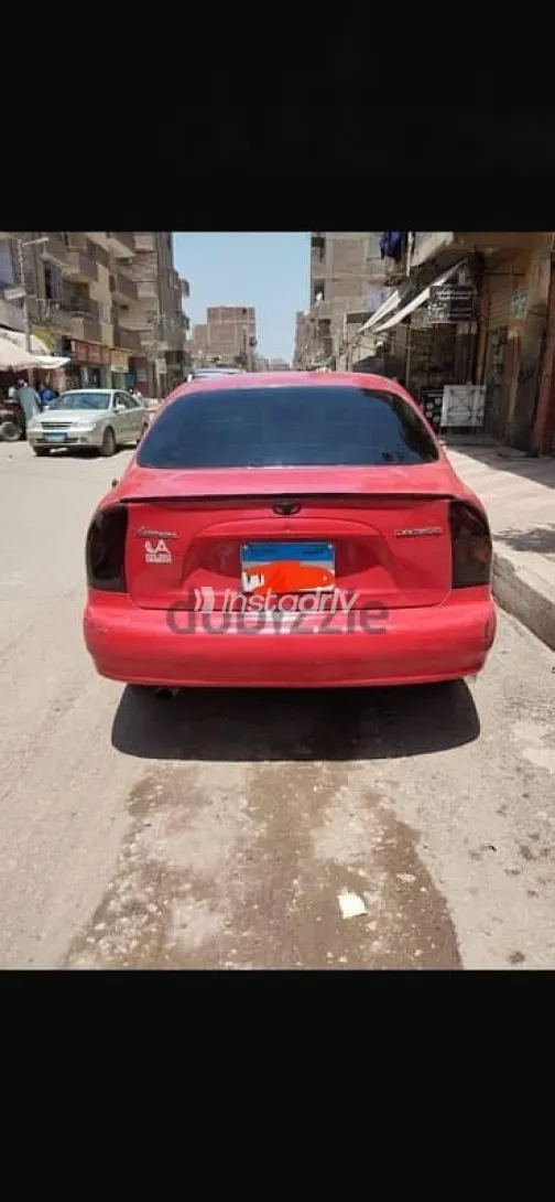 دايو لانوس 2002 أحمر مستعملة للبيع - 7