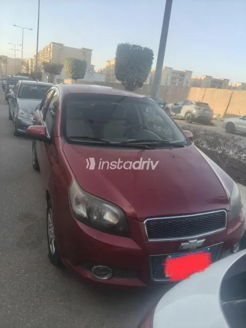 شيفروليه افيو 2014 أحمر مستعملة للبيع - 4