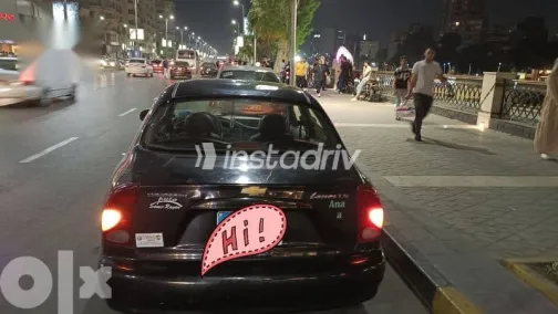 شيفروليه لانوس 2015 أسود مستعملة للبيع - 1