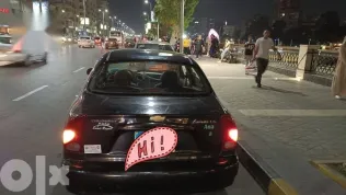 شيفروليه لانوس 2015 أسود مستعملة للبيع