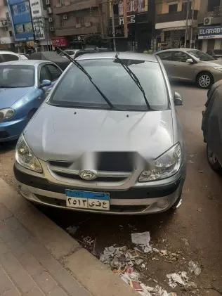 هيونداي جيتز 2008 فضي مستعملة للبيع