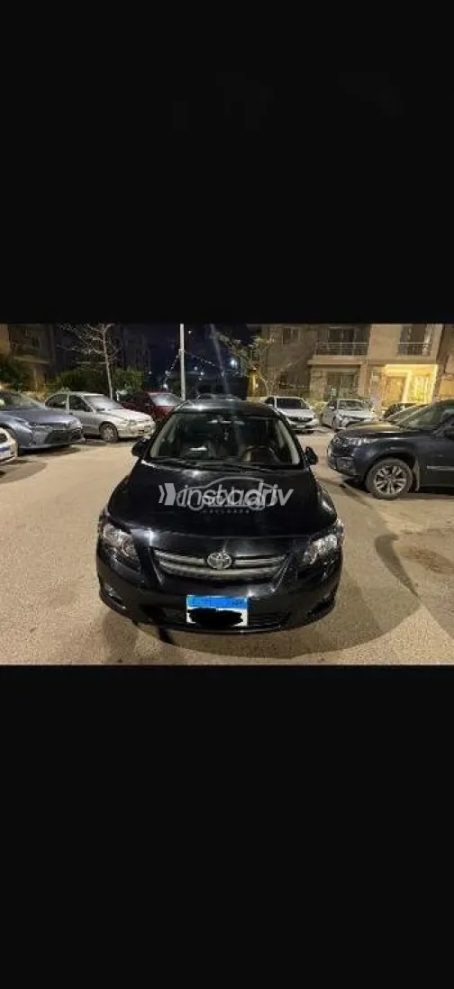 تويوتا كورولا 2008 أسود مستعملة للبيع - 3