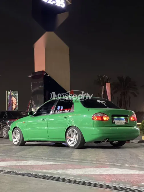 دايو لانوس 1999 أخضر مستعملة للبيع - 4