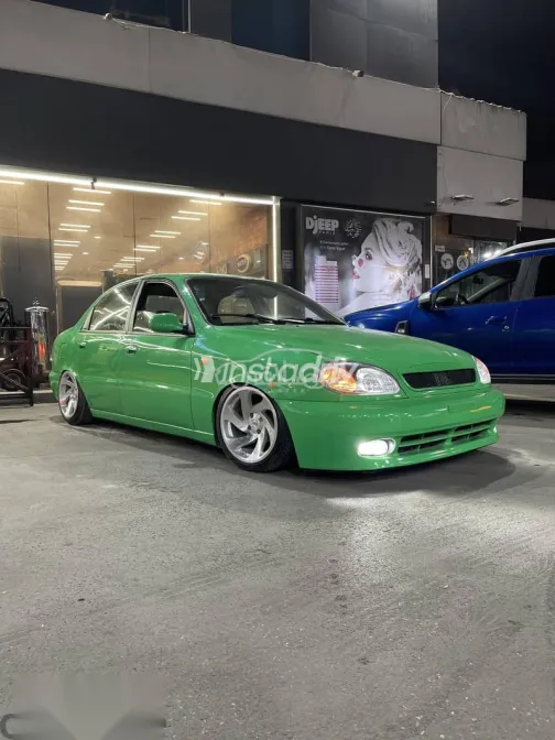 دايو لانوس 1999 أخضر مستعملة للبيع - 8