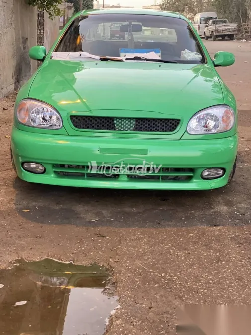 دايو لانوس 1999 أخضر مستعملة للبيع - 9