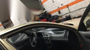 دايو لانوس 2001 ذهبي مستعملة للبيع