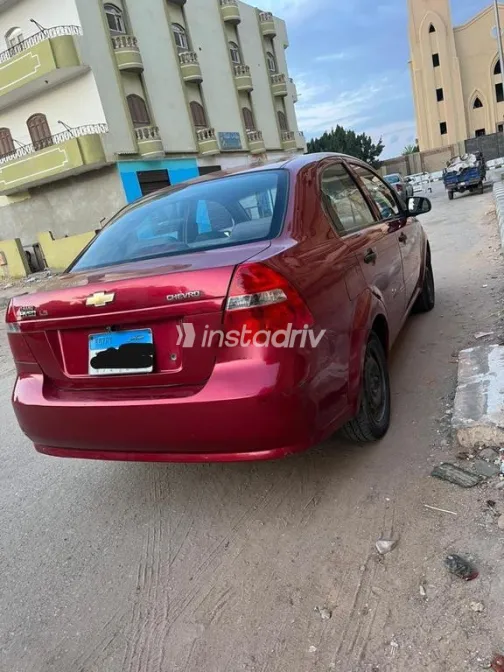 شيفروليه افيو 2007 أحمر غامق مستعملة للبيع - 2