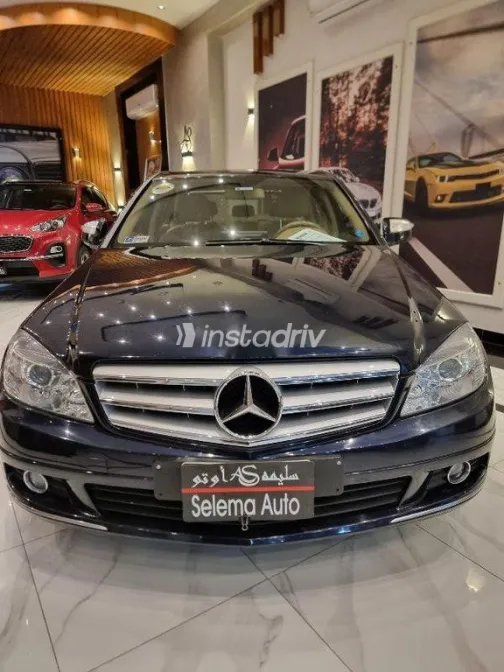 مرسيدس C 200 2008 أزرق غامق مستعملة للبيع - 1