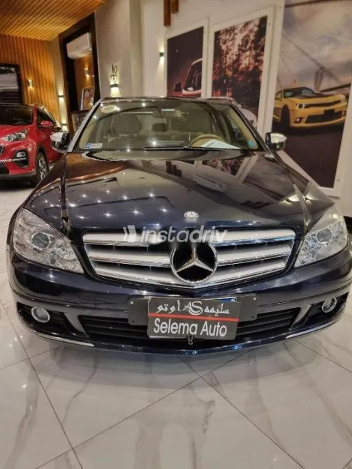 مرسيدس C 200 2008 أزرق غامق مستعملة للبيع - 2