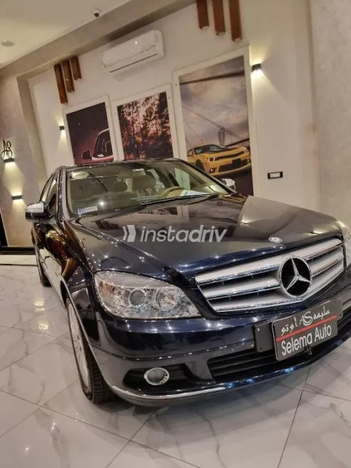 مرسيدس C 200 2008 أزرق غامق مستعملة للبيع - 3