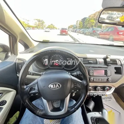 كيا ريو 2015 بني مستعملة للبيع - 8