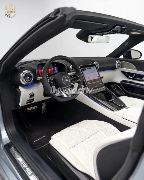 مرسيدس SL Roadster 2022 فضي مستعملة للبيع - 4