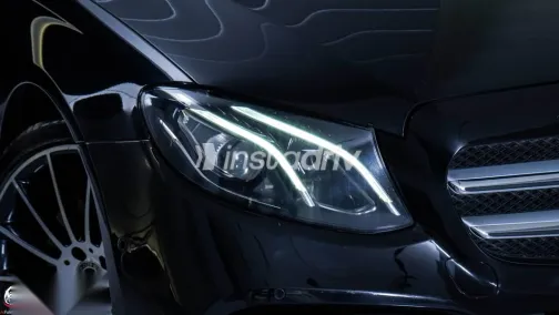 مرسيدس E 180 2017 أسود مستعملة للبيع - 5