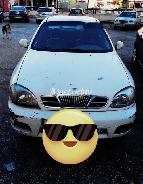 دايو لانوس 2001 أبيض مستعملة للبيع - 5