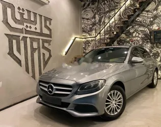 مرسيدس C 180 2015 رمادي مستعملة للبيع