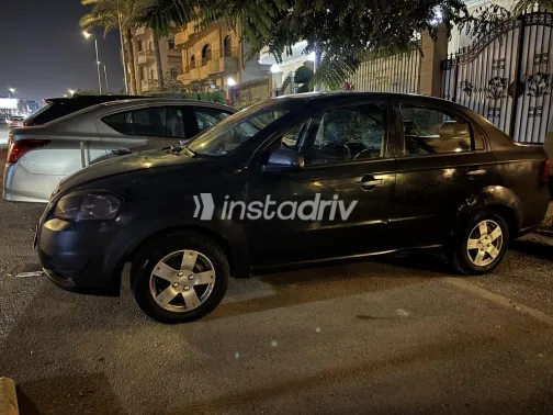 شيفروليه افيو 2009 أسود مستعملة للبيع - 3