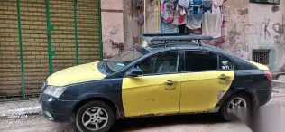 جيلي امجراند 2015 أصفر مستعملة للبيع