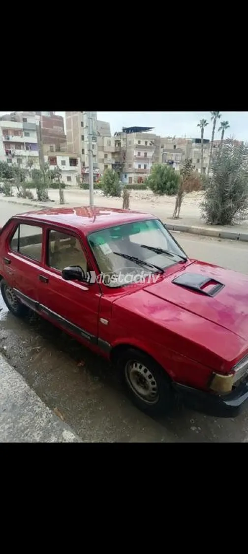 فيات 127 1987 أحمر مستعملة للبيع - 2