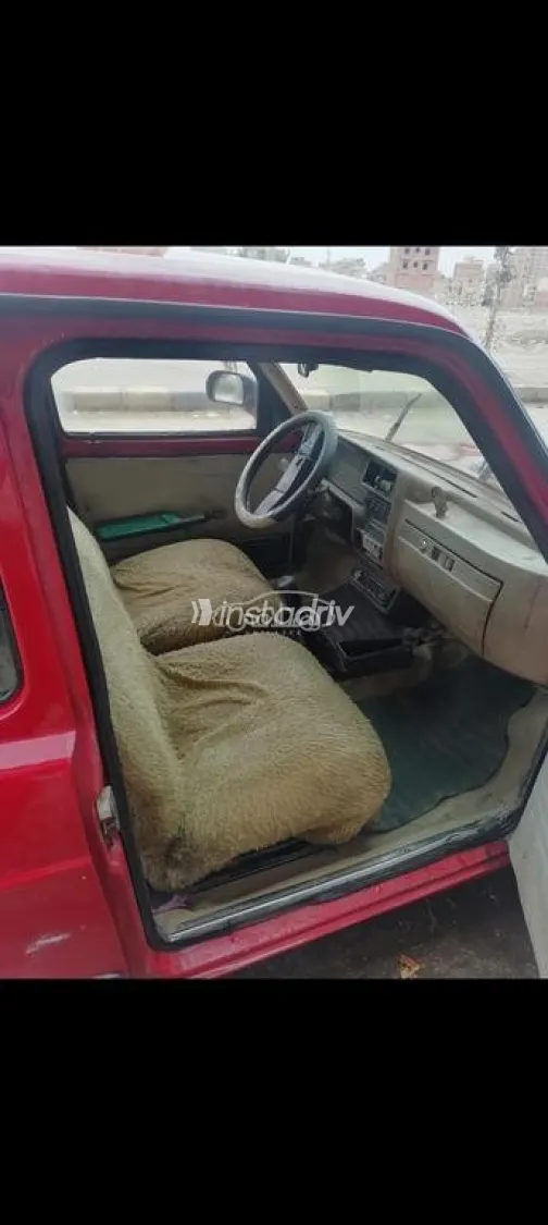 فيات 127 1987 أحمر مستعملة للبيع - 5