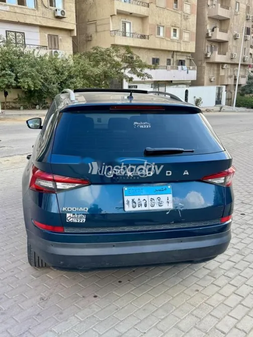 سكودا كودياك 2021 أزرق غامق مستعملة للبيع - 5