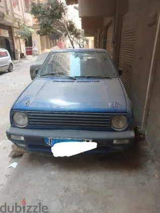 فولكس فاغن جولف 1991 أزرق غامق مستعملة للبيع