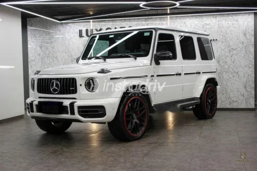 مرسيدس جي 63 ايه ام جى 2020 أبيض مستعملة للبيع - 1