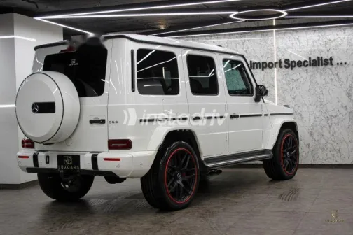 مرسيدس جي 63 ايه ام جى 2020 أبيض مستعملة للبيع - 2