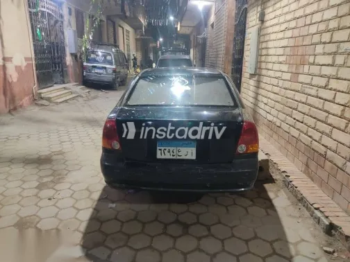 هيونداي فيرنا 2008 أسود مستعملة للبيع - 2