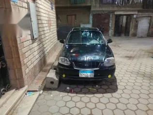 هيونداي فيرنا 2008 أسود مستعملة للبيع