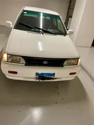 كيا برايد 1999 أبيض مستعملة للبيع