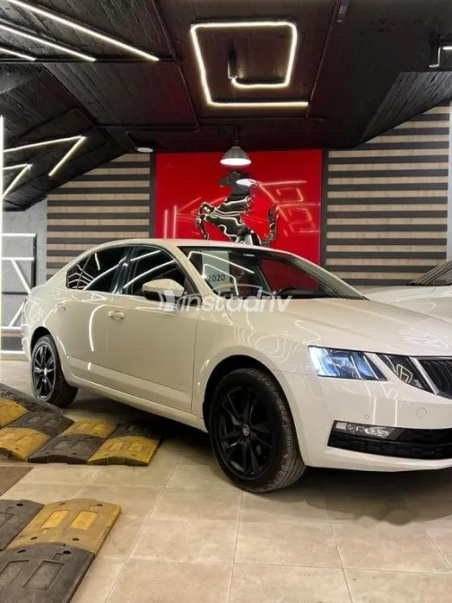 سكودا اوكتافيا 2020 أبيض مستعملة للبيع - 4