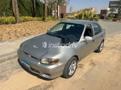 Hyundai Accent 2002 Silver Used for Sale - 3