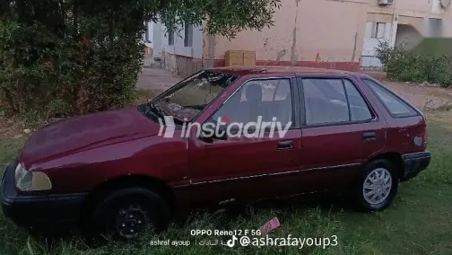 Hyundai Excel 1994 Burgundy Used for Sale - 6