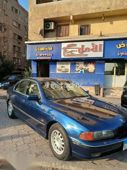 بي ام دبليو 523 1997 أزرق غامق مستعملة للبيع - 3