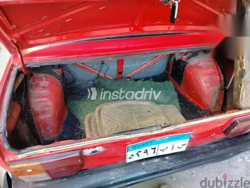 فيات 128 1991 أحمر مستعملة للبيع - 4