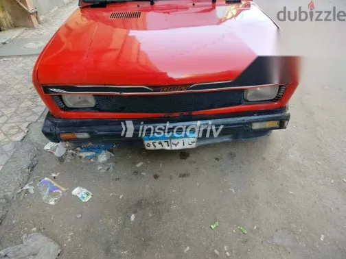 فيات 128 1991 أحمر مستعملة للبيع - 7