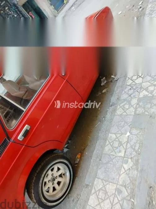 فيات 128 1991 أحمر مستعملة للبيع - 8
