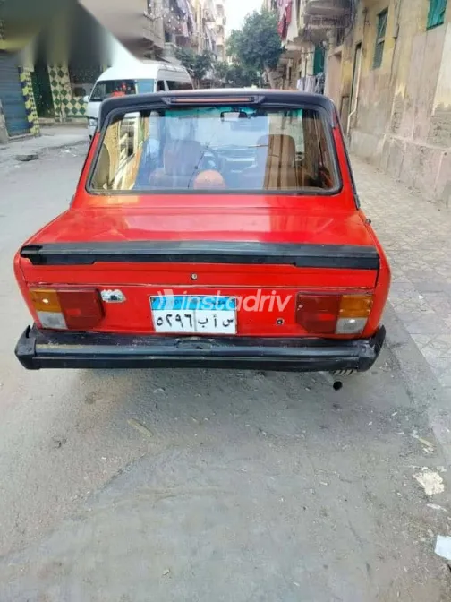 فيات 128 1991 أحمر مستعملة للبيع - 10