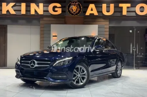مرسيدس C 180 2015 أزرق غامق مستعملة للبيع - 2