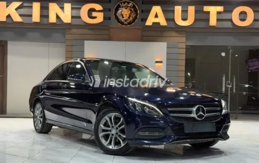 مرسيدس C 180 2015 أزرق غامق مستعملة للبيع - 3
