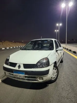 رينو كليو 2004 أبيض مستعملة للبيع