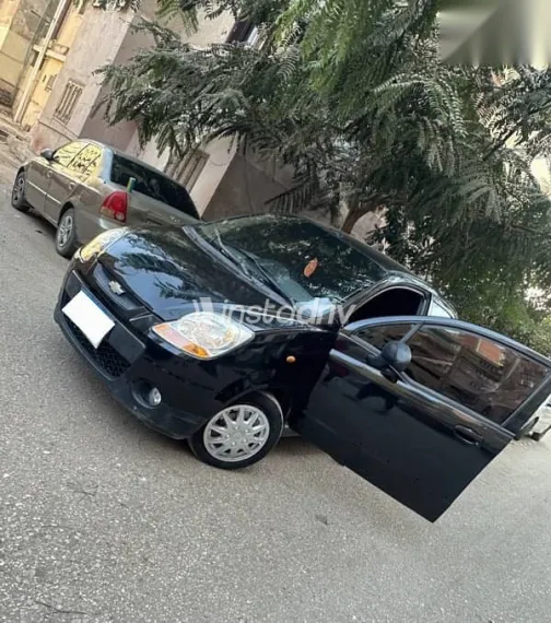 شيفروليه سبارك 2008 أسود مستعملة للبيع - 3