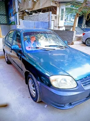 Hyundai Verna 2004 Dark Green Used for Sale