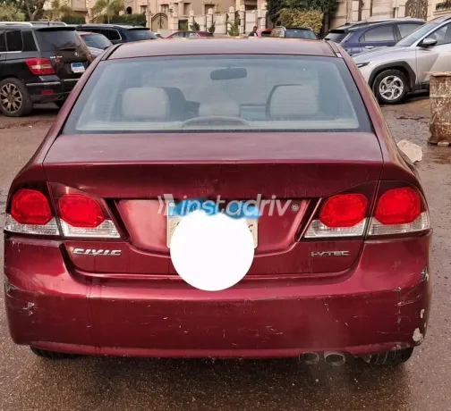 Honda Civic 2009 Dark Red Used for Sale - 2