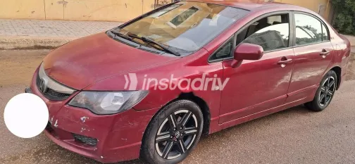 Honda Civic 2009 Dark Red Used for Sale - 4